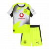 Borussia Dortmund 2025/26 Away Grey Kids Kit