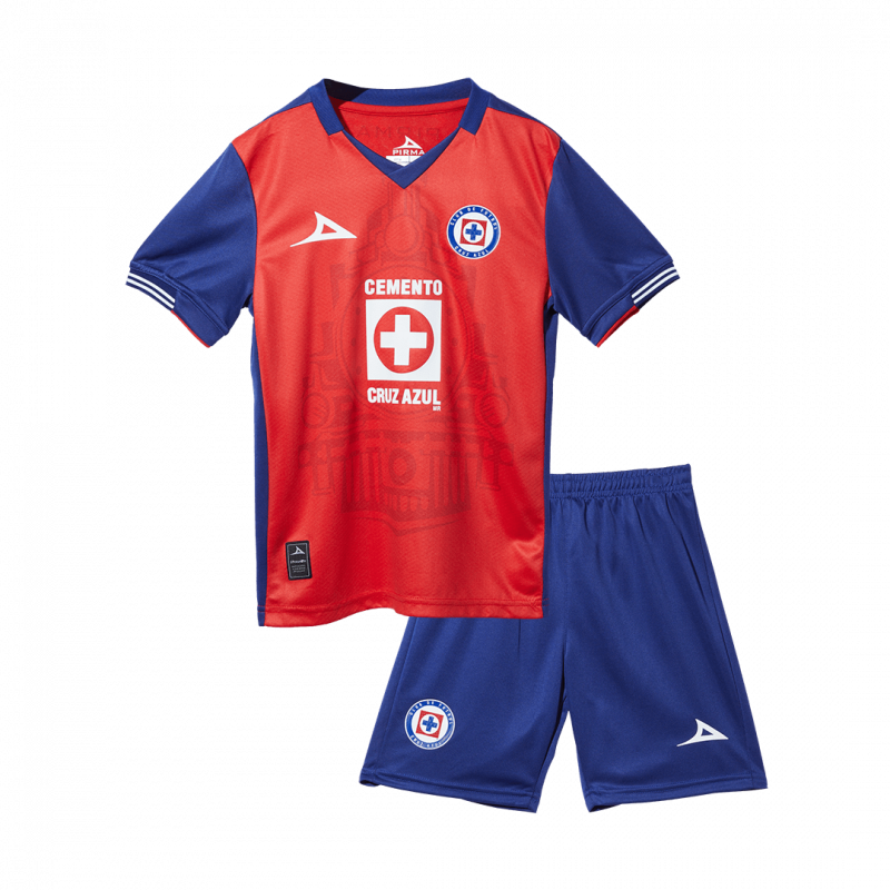 Cruz Azul 2024/25 Third Red Kids Kit