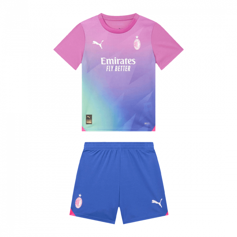 AC Milan 2023/24 Third Purple Kids Kit