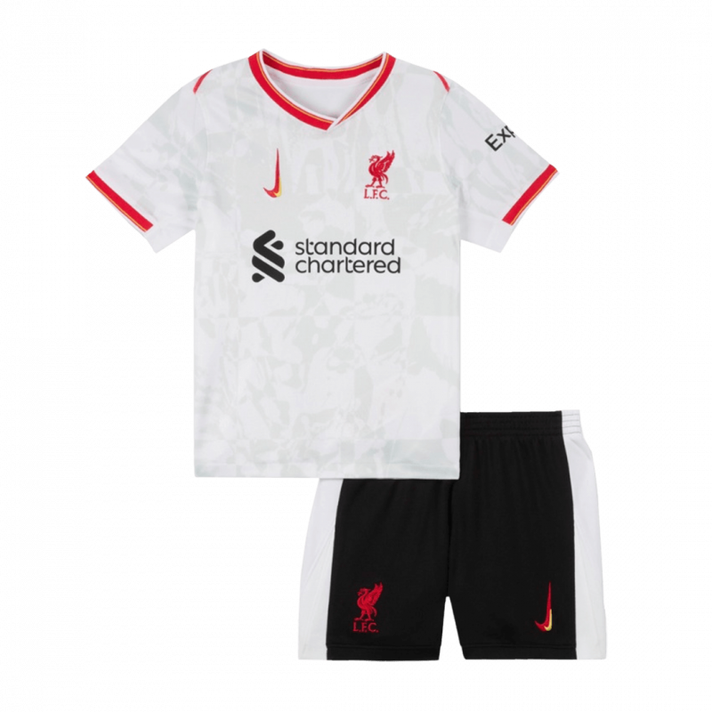 Liverpool 2024/25 Third White Kids Kit