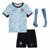 Portugal 2024 Away Blue Kids Kit
