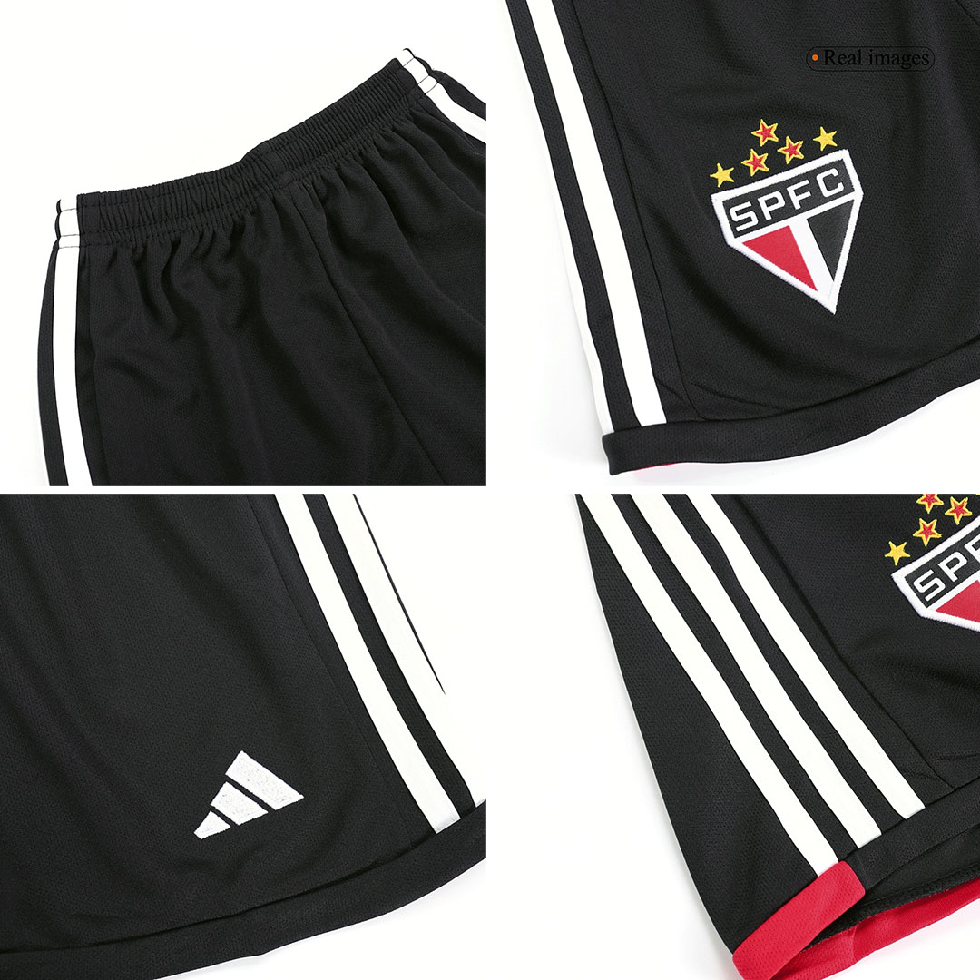 Sao Paulo FC 2023/24 Away Black Kids Kit