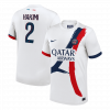 HAKIMI #2 Paris Saint-Germain 2025/26 Away White Player Version Jersey