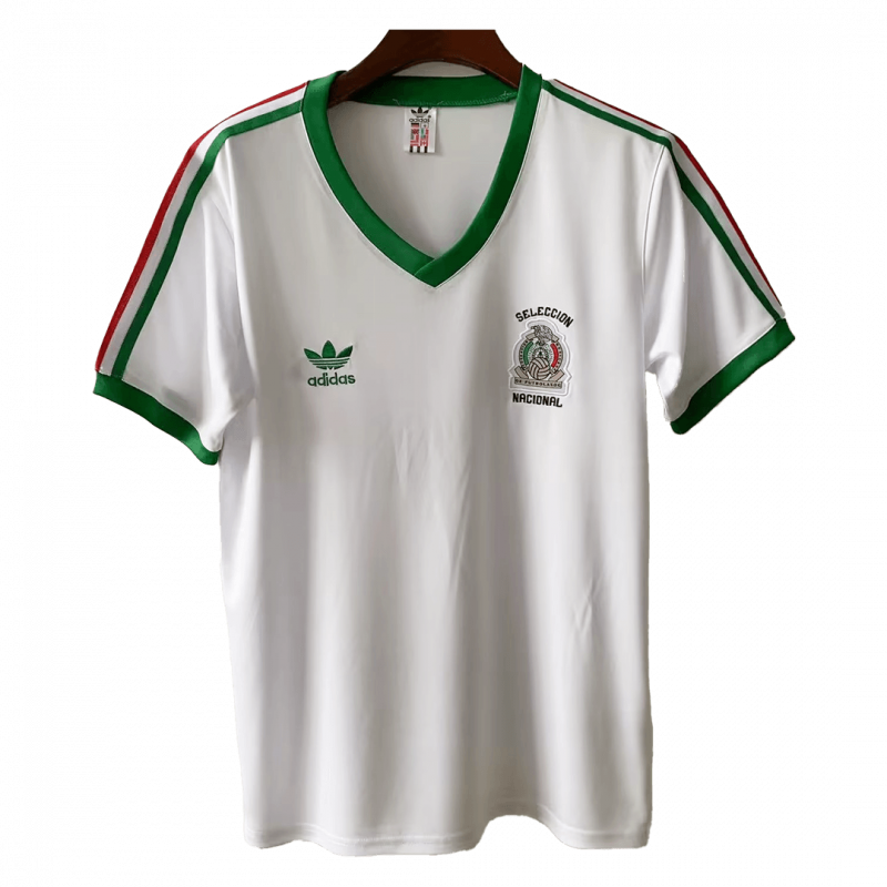 Mexico 1983 Away White Retro Jersey