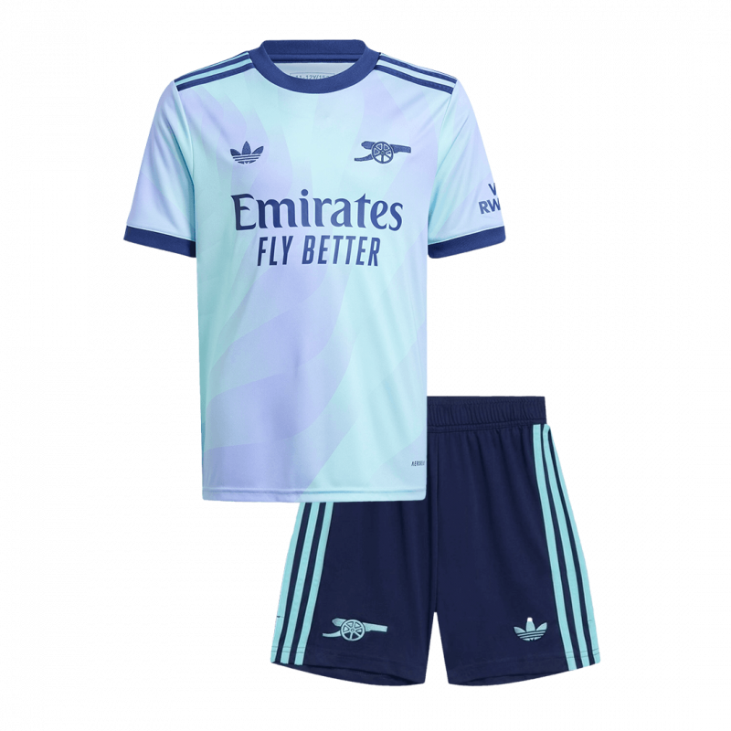 Arsenal 2024/25 Third Blue Kids Kit