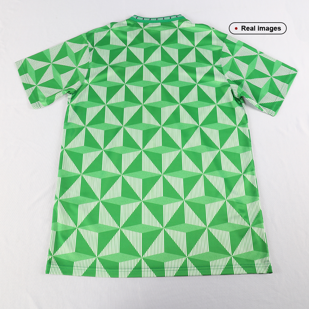 Northern Ireland 1990 Home Green Retro Jersey