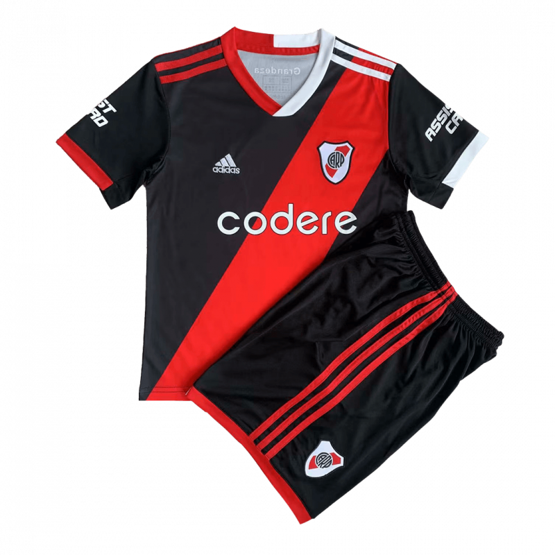 River Plate 2023/24 Third Black Kids Kit
