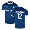 RENAN LODI #12 Marseille 2023/24 Away Blue Jersey