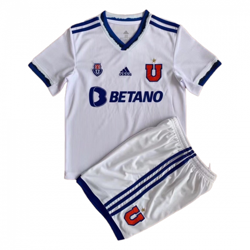 Club Universidad de Chile 2022/23 Home White Kids Kit
