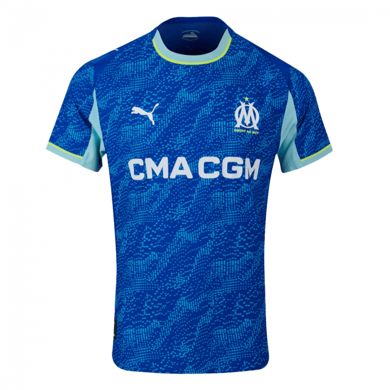 Marseille 2025/26 Third Blue Player Version Jersey