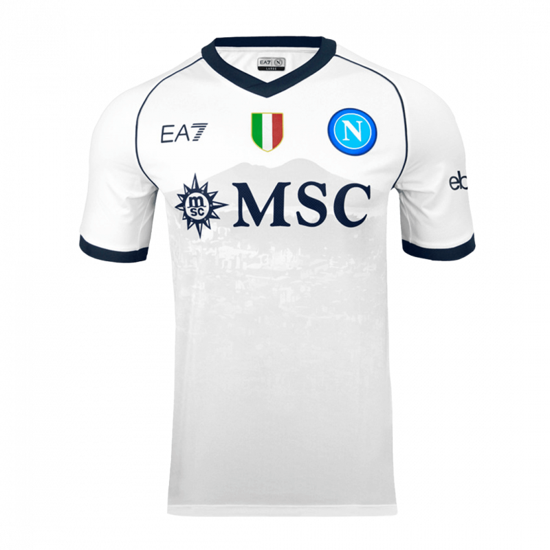 Napoli 2023/24 Away White Player Version Jersey