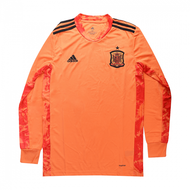 Spain 2020 Goalkeeper Pink Long Sleeve Goalkeeper Jersey