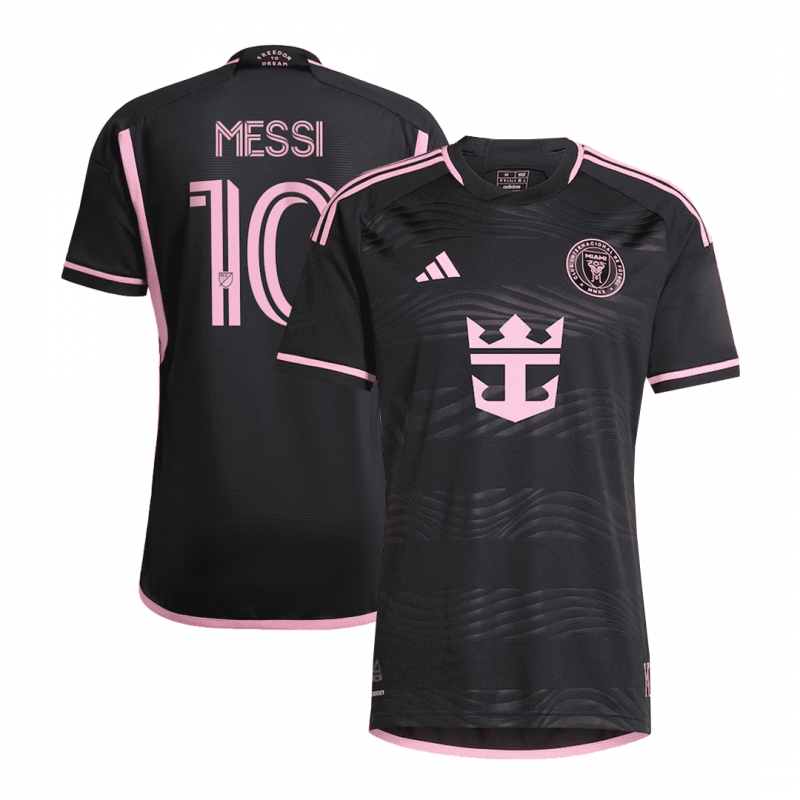 MESSI #10 Inter Miami CF 2024 Away Black Player Version Jersey