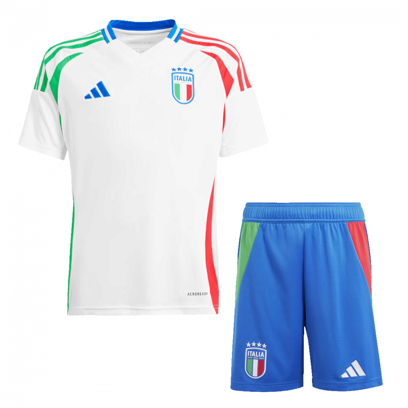 Italy 2024 Away White Kids Kit