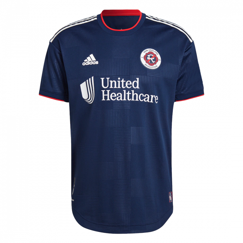 New England Revolution 2022 Home Blue Player Version Jersey