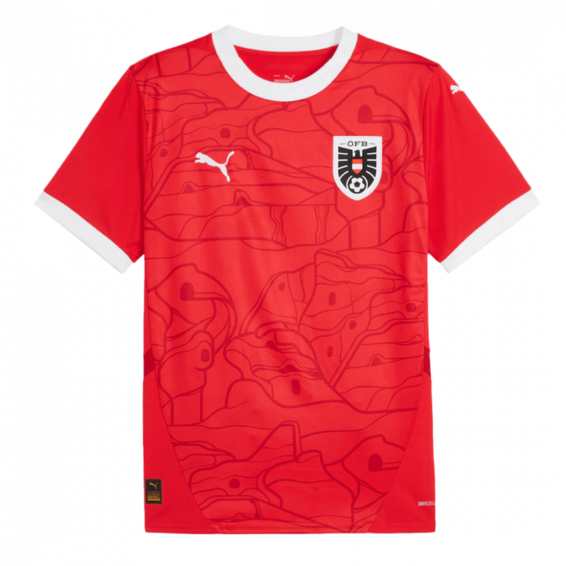 Austria 2024 Home Red Jersey