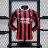 AC Milan 2025 Home Long Sleeve Jersey