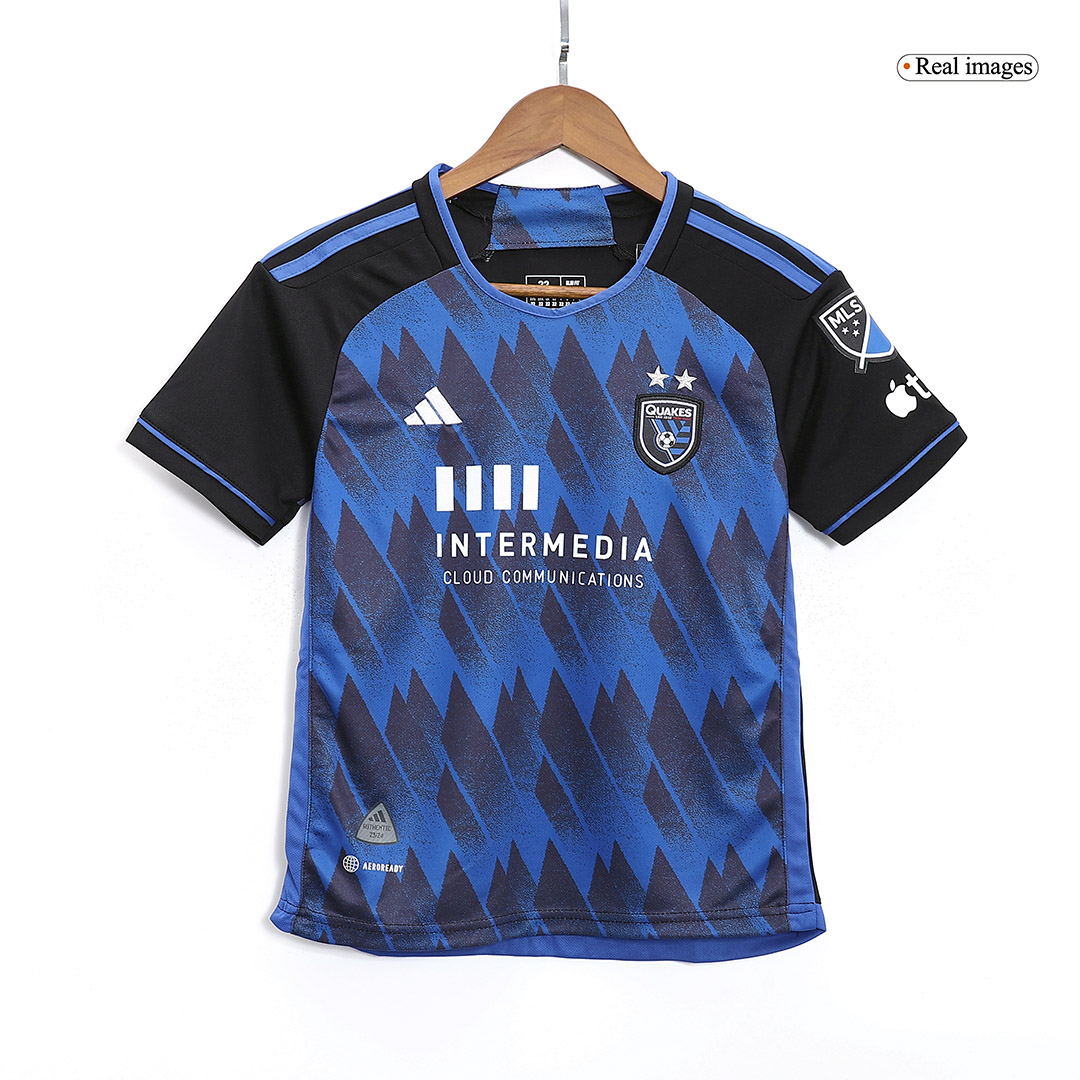 San Jose Earthquakes 2023 Home Blue Kids Kit