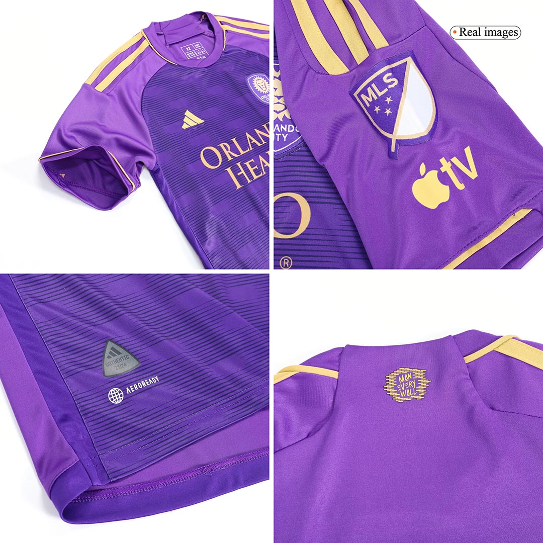 Orlando City 2023 Home Purple Kids Kit