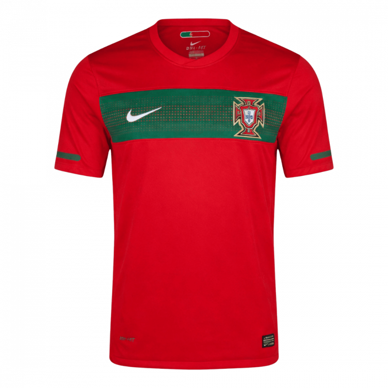 Portugal 2010 Home Red Retro Jersey