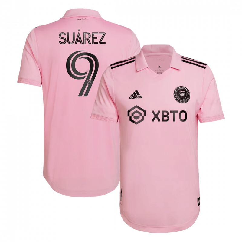 SUAREZ #9 Inter Miami CF 2022 Home Pink Player Version Jersey