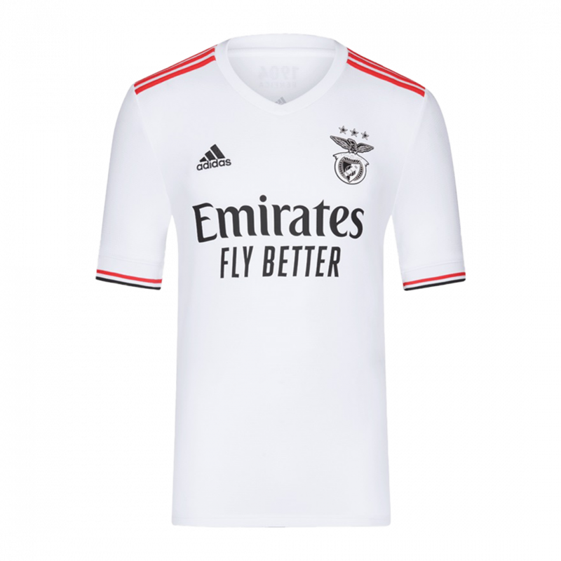 Benfica 2021/22 Away White Player Version Jersey