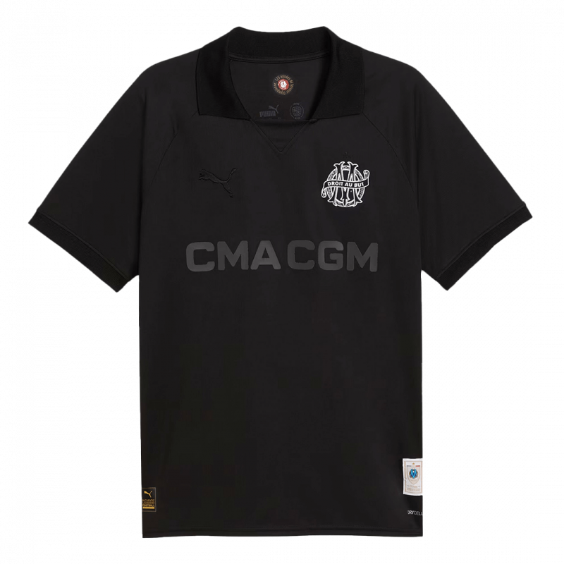 Marseille 2024/25 Goalkeeper Black Goalkeeper Jersey