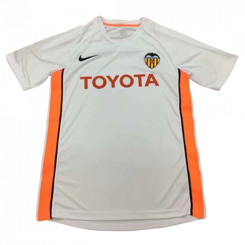 Valencia 2006 Home White Retro Jersey