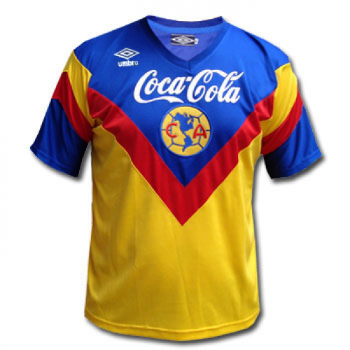 Club America 1993/94 Home Yellow Retro Jersey